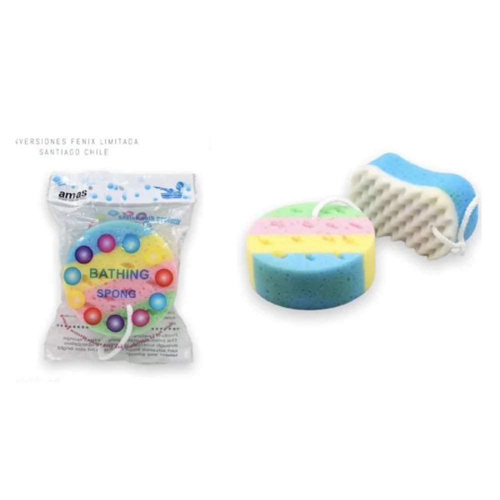 SET ESPONJA DE BAÑO 2 PZA por mayor en Chile