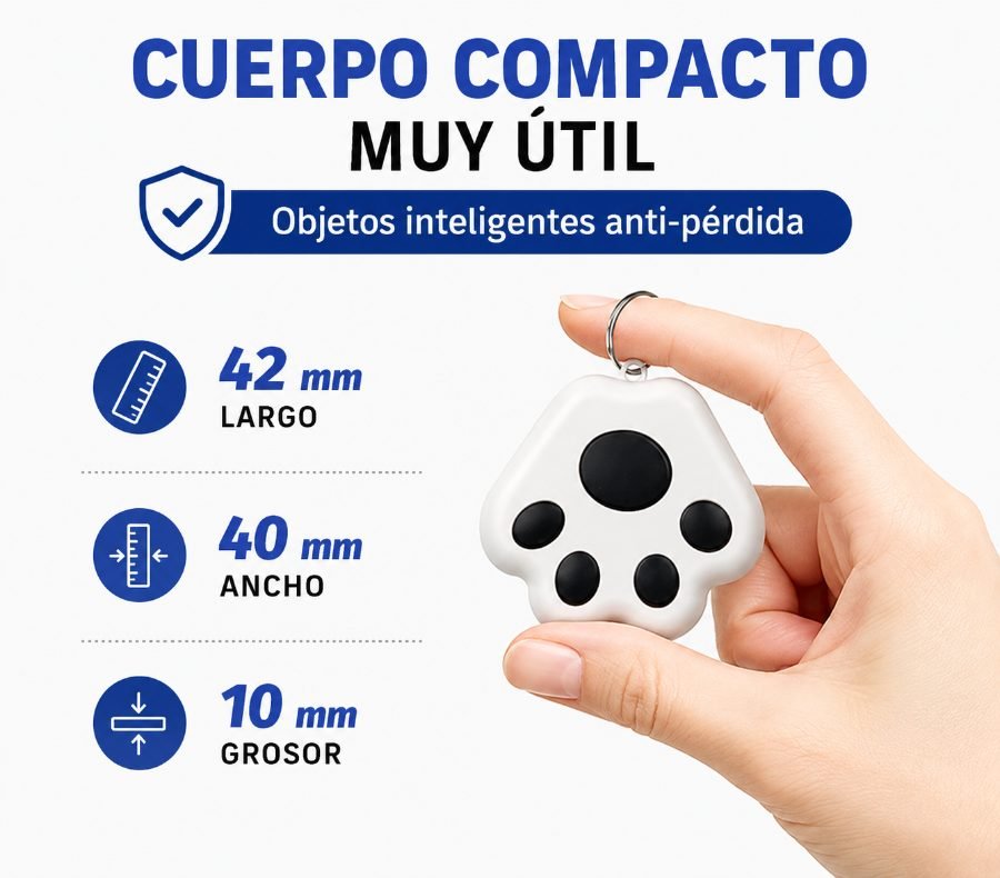 Localizador bluetooth multifunción — dije huella anti-pérdida para mascotas, llaves... mayorista — imagen 4