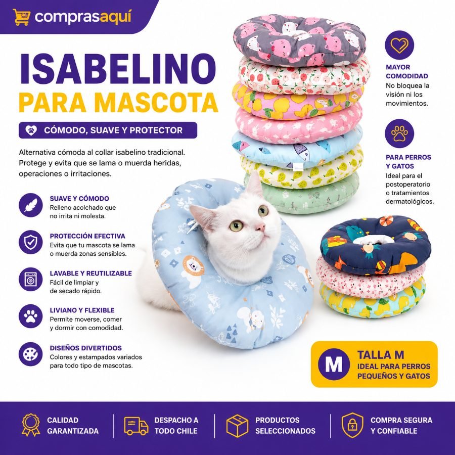 ISABELINO PARA MASCOTA TALLA M por mayor en Chile