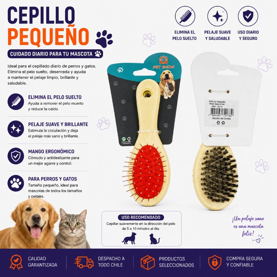 CEPILLO PEQUEÑO 17 X 6,5 CM por mayor en Chile