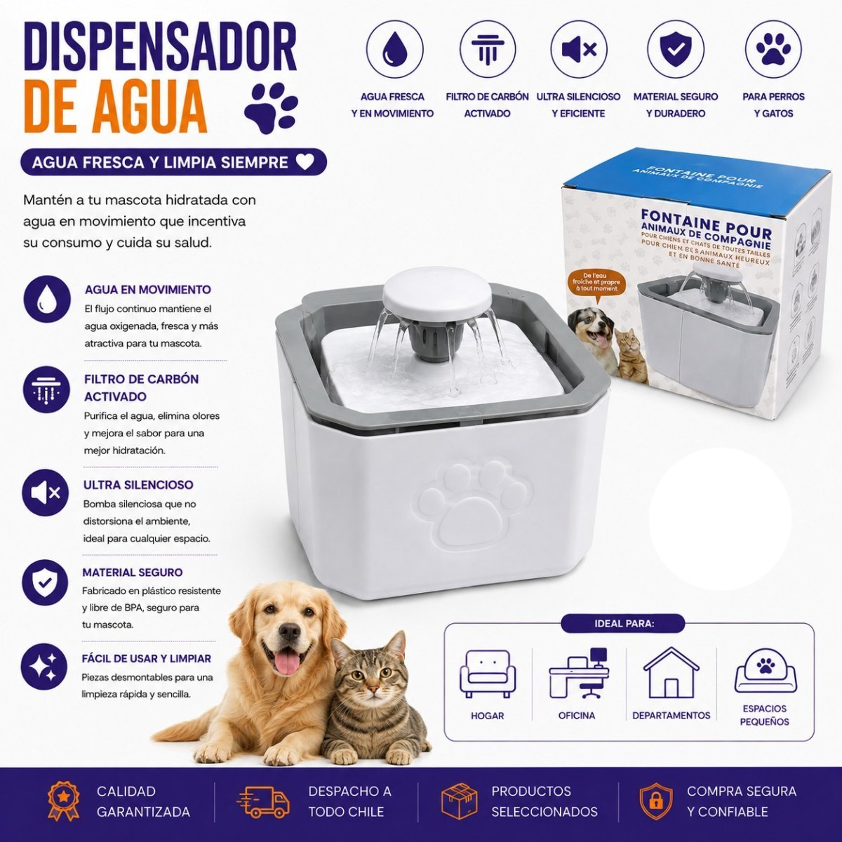 DISPENSADOR DE AGUA 1 PZA por mayor en Chile