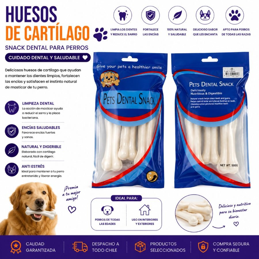 HUESOS DE CARTILAGO 3 PZA por mayor en Chile