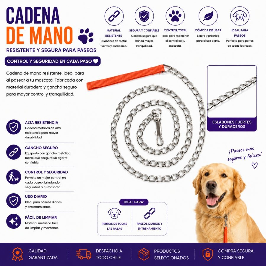 CADENA DE MANO 3,0 1 PZA por mayor en Chile