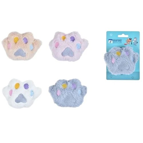 Juguete de felpa ultra suave para gatos con diseño de garra multocolor y textura acolchada mayorista — imagen 2