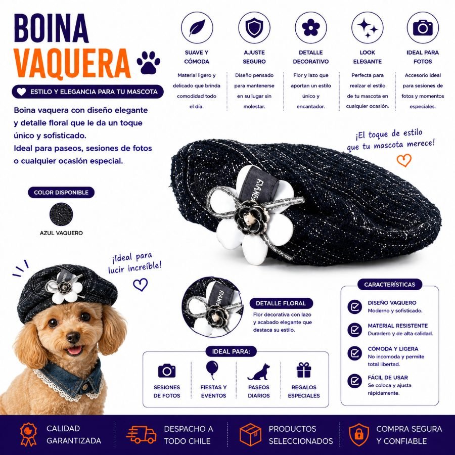BOINA VAQUERA 1 PZA por mayor en Chile