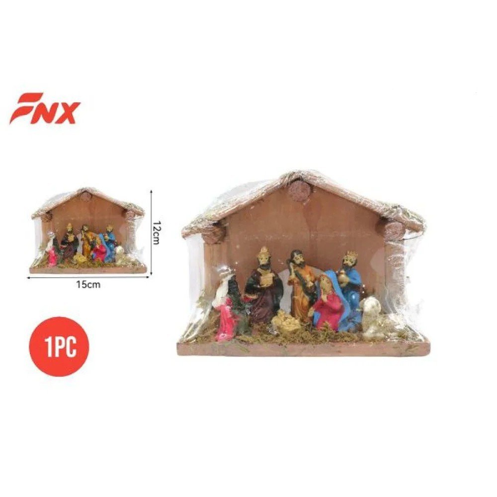 NAVIDAD DECORACION RESINA BELEN 12*15CM 15 X 12 CM por mayor en Chile