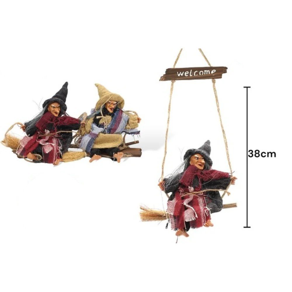 FIGURA DE BRUJA 38 cm por mayor en Chile