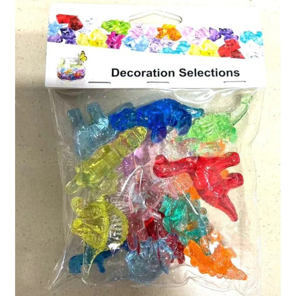 BOLSA DINOSAURIOS ACRILICAS 80 GR por mayor en Chile