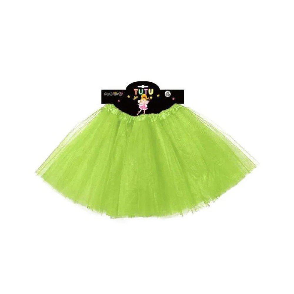 TUTU 3 CAPAS VERDE CLARO 30 CM por mayor en Chile