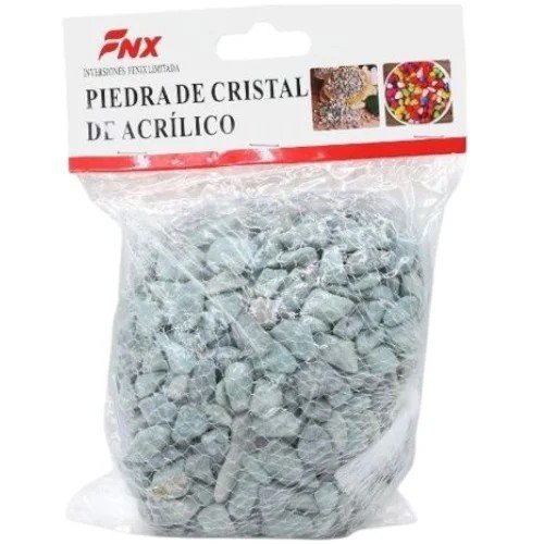 Malla de Piedras Naturales Decorativas Azul Grisáceo 400g 400G por mayor en Chile
