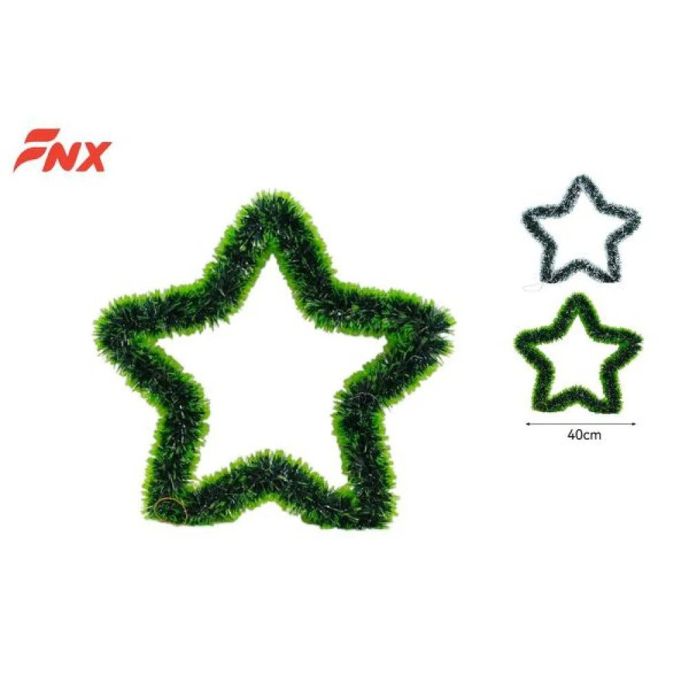 NAVIDAD GUIRNALDA ESTRELLA 40 cm-12 pza por mayor en Chile