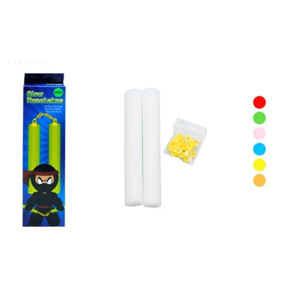 NUNCHAKU FLUORESCENTE 10 X 200 MM por mayor en Chile