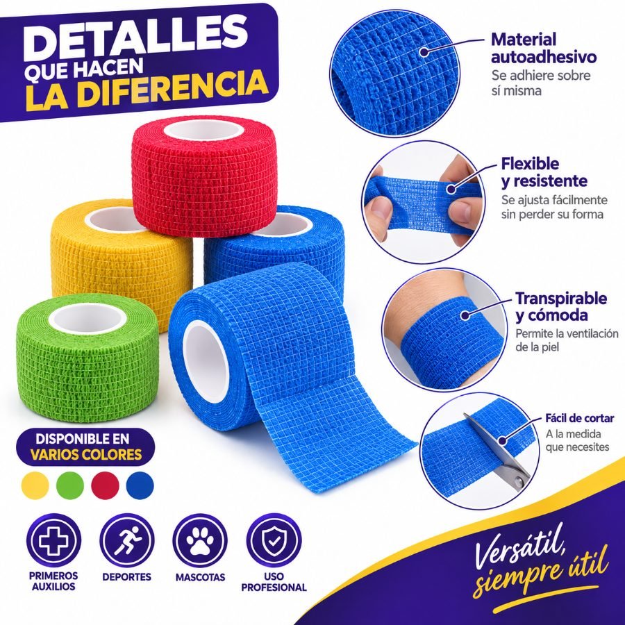 Venda autoadhesiva coban mayorista — imagen 2