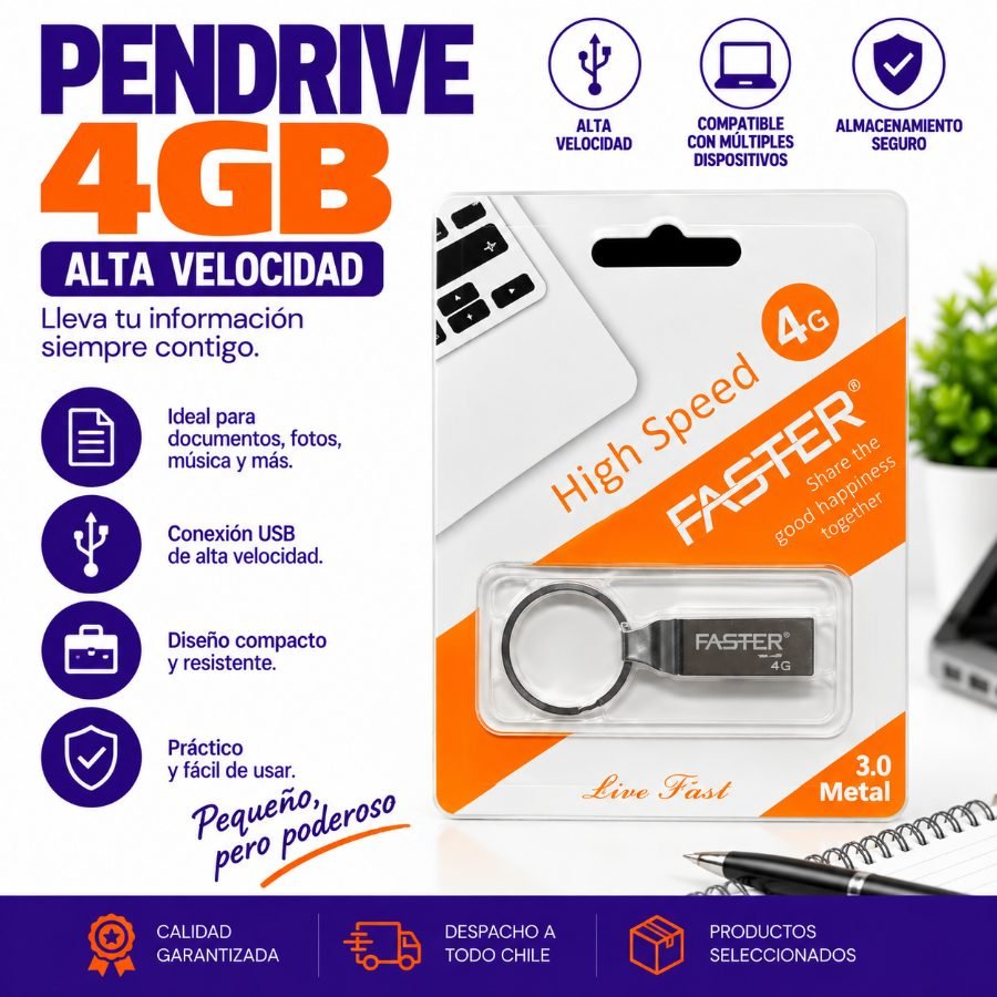 Pendrive 4gb mayorista — imagen 3