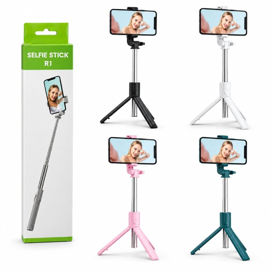 Palo selfie bluetooth con trípode r1 mayorista — imagen 2