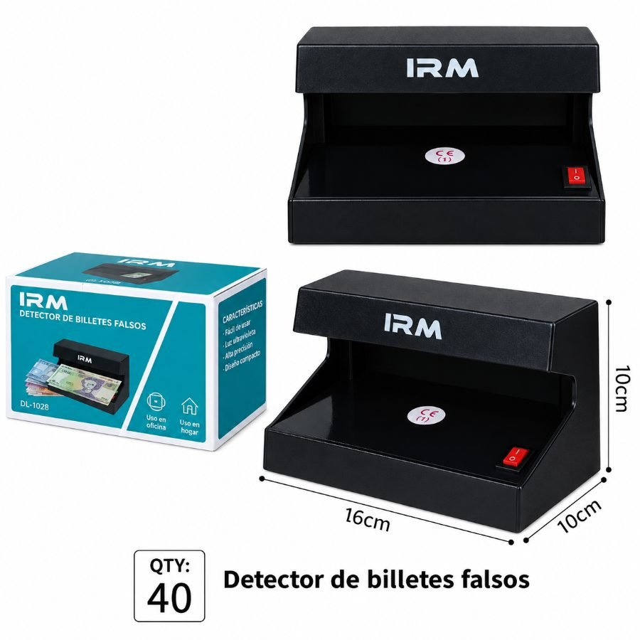Detector de billetes falsos 118ab - verificador ultravioleta de escritorio compacto mayorista — imagen 2