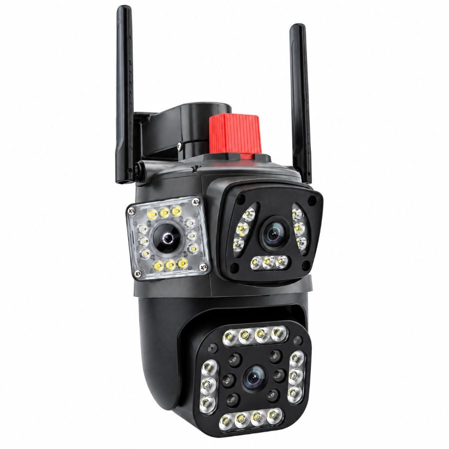 Camara de vigilancia ip wifi doble lente modelo z16 con 56 led y baliza. compatible con app v360. mayorista — imagen 2