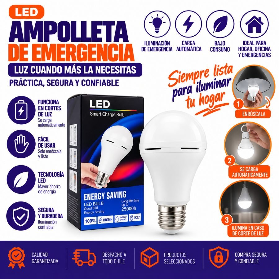 Ampolleta de emergencia mayorista — imagen 3
