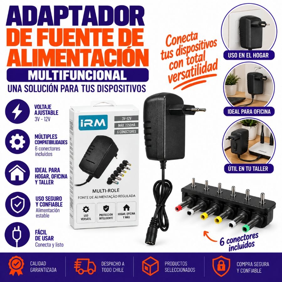 Adaptador de fuente de alimentación multifuncional mayorista — imagen 3