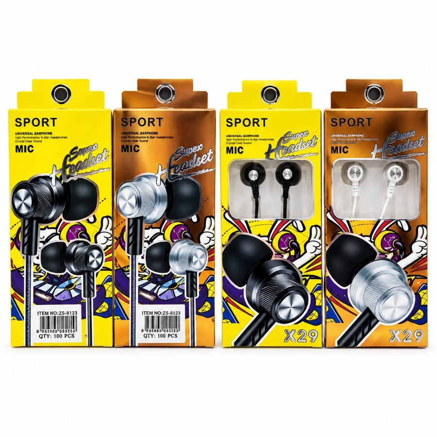 Audífono sport con cable y micrófono mayorista — imagen 2