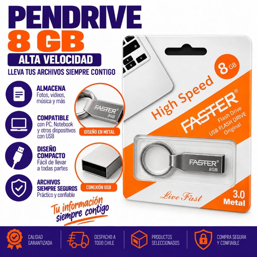 Pendrive 8gb mayorista — imagen 3