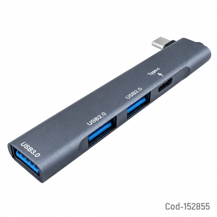 Hub type-c a 3 usb 3.0 mas pd extender modelo sx-71 en aluminio. mayorista — imagen 6