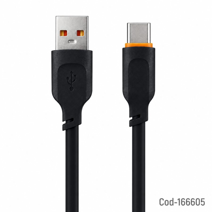Cable usc a type-c modelo dk-69t de 3 amp en silicon para datos y carga - pack de 20 unidades mayorista — imagen 8