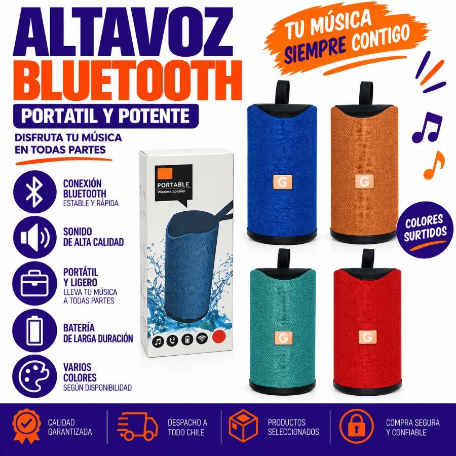 .ALTAVOZ BLUETOOTH 113 1 PZA por mayor en Chile
