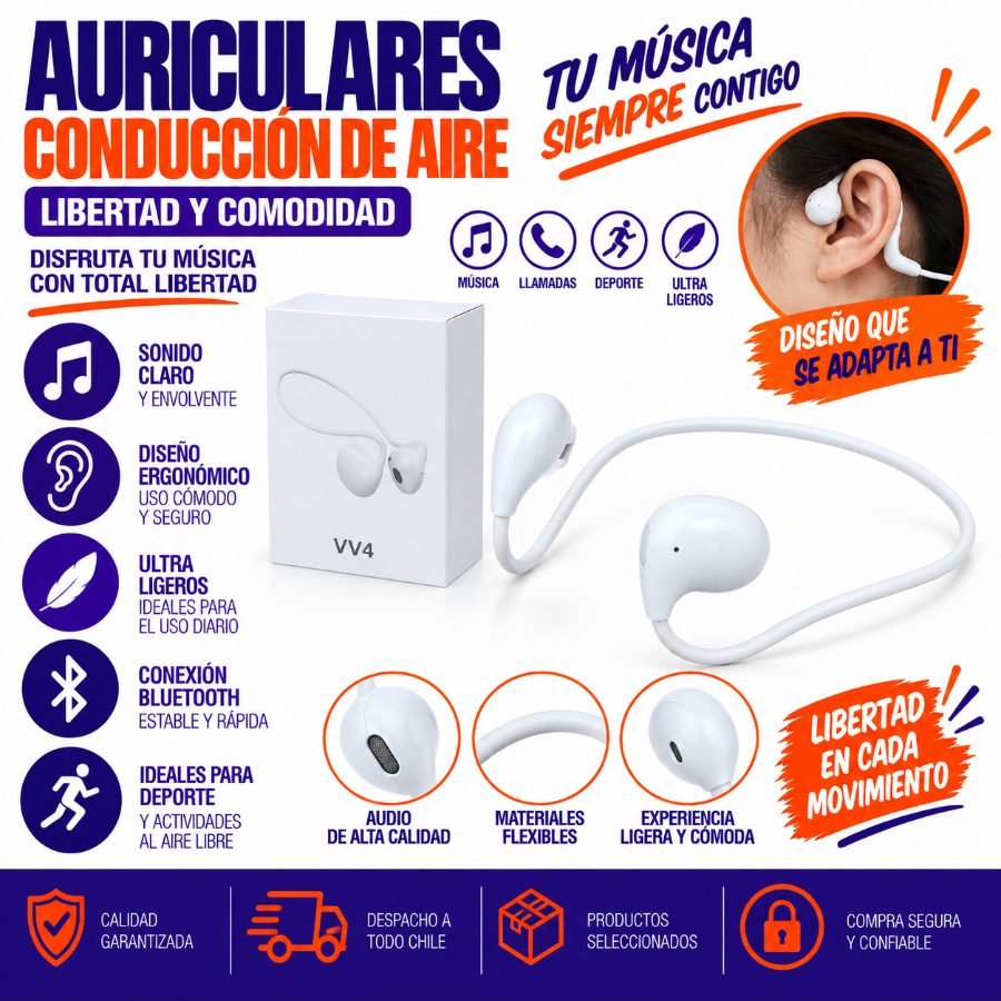 Auriculares de conducción de aire vv4-63911 mayorista — imagen 3