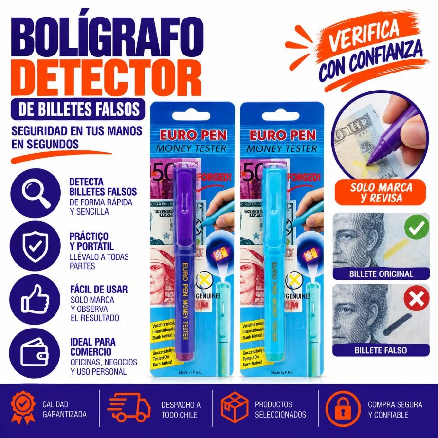 Boligrafo detector billetes falsos mayorista — imagen 3