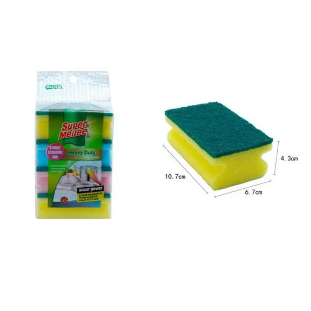 SET ESPONJA 4 PZA-10,7 X 6,7 X 4,3 CM por mayor en Chile