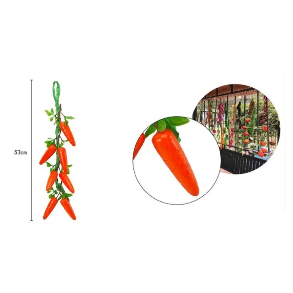 ZANAHORIAS ARTIFICIALES 53 CM por mayor en Chile