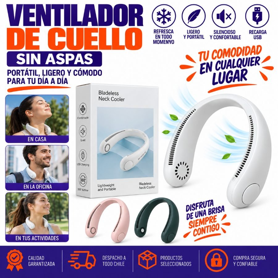 Ventilador de cuello sin aspas portátil mayorista — imagen 4
