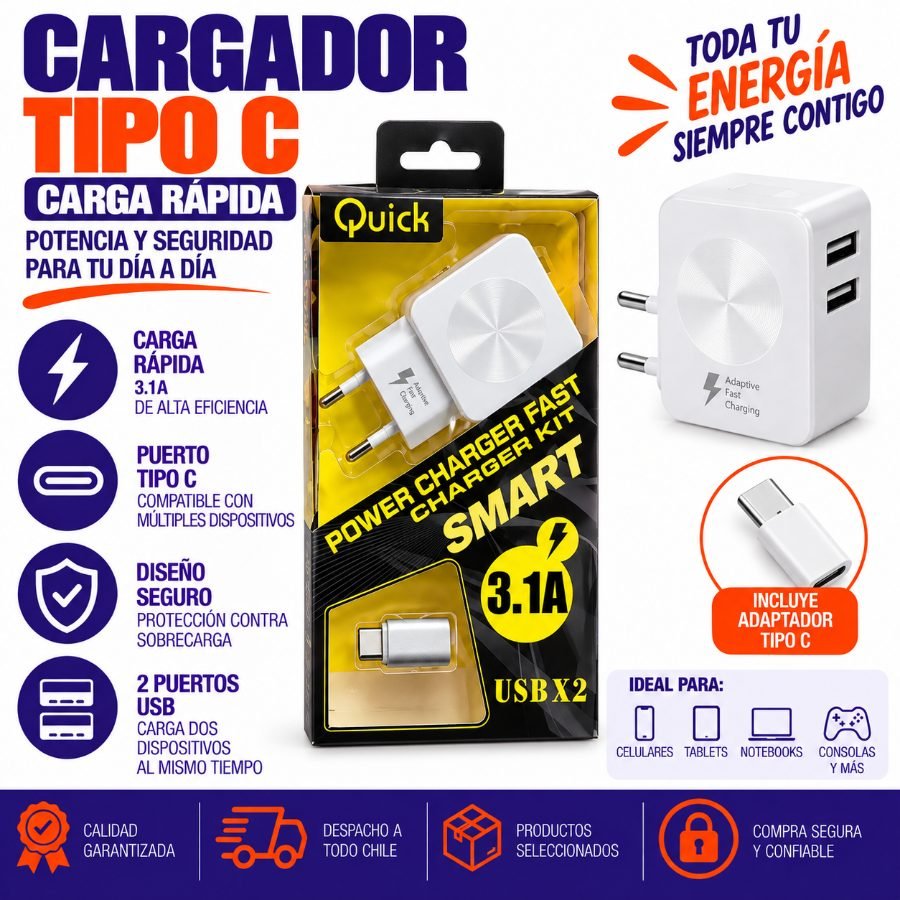 Cargador tpc mayorista — imagen 3
