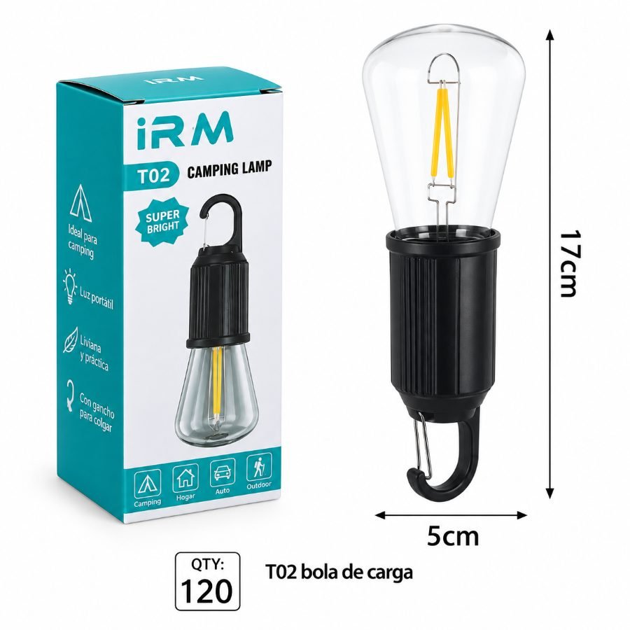 Bombilla de carga modelo t02 con filamento led mayorista — imagen 2