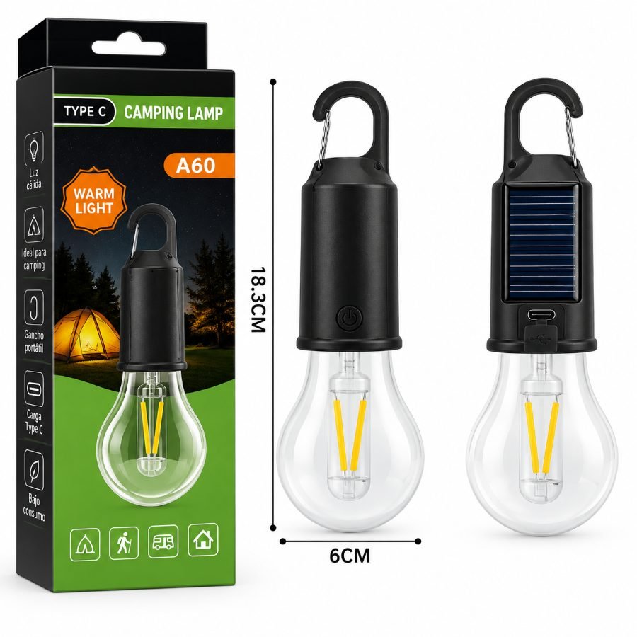 Ampolleta recargable-solar mayorista — imagen 2