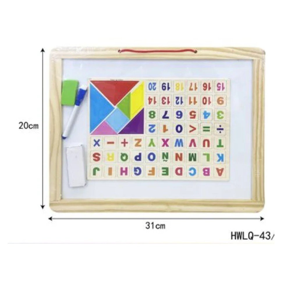 PIZARRA DIDACTICA INFANTIL 20 X 31 CM por mayor en Chile