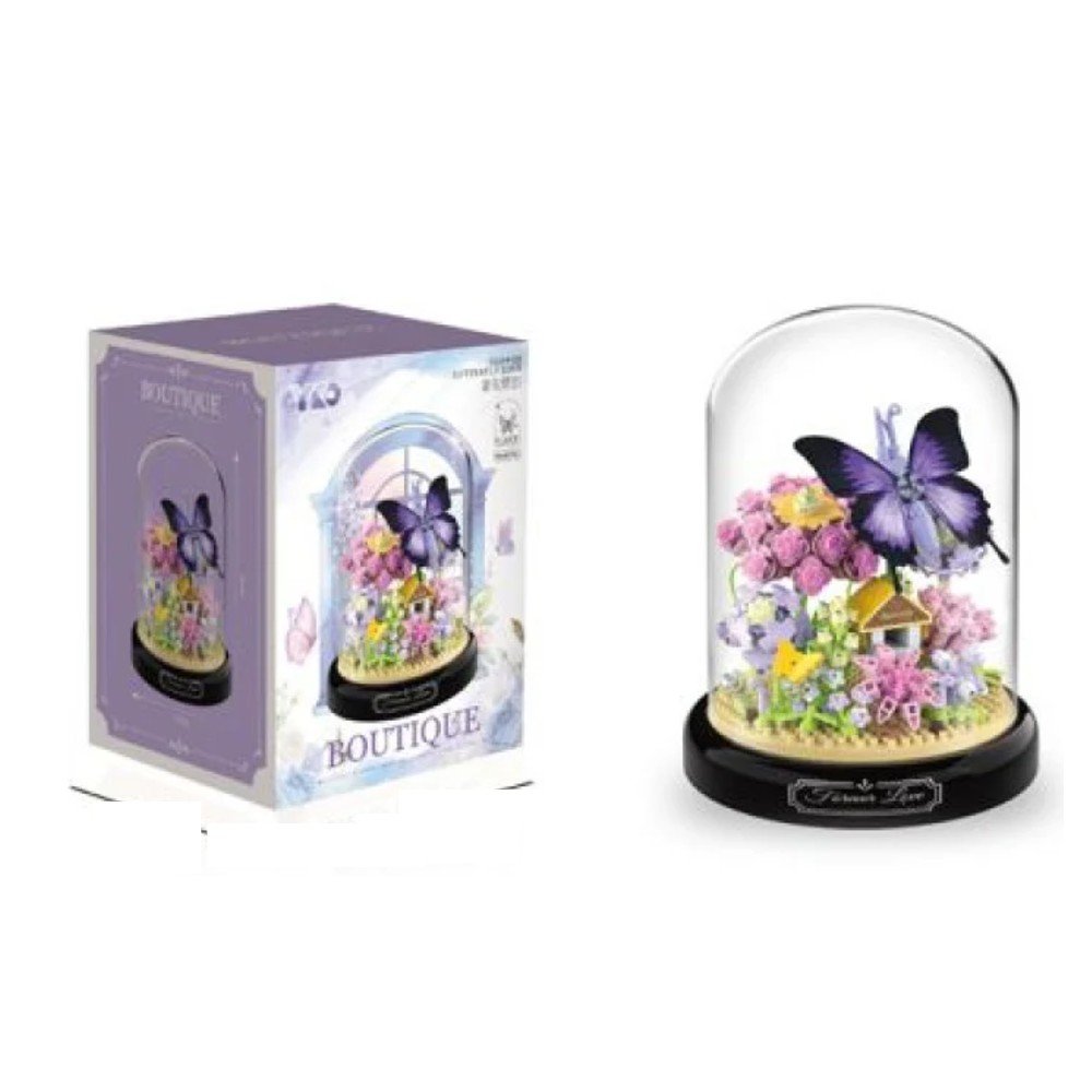 MINI BLOQUES 3D-MARIPOSAS FLORALES 1 SET por mayor en Chile