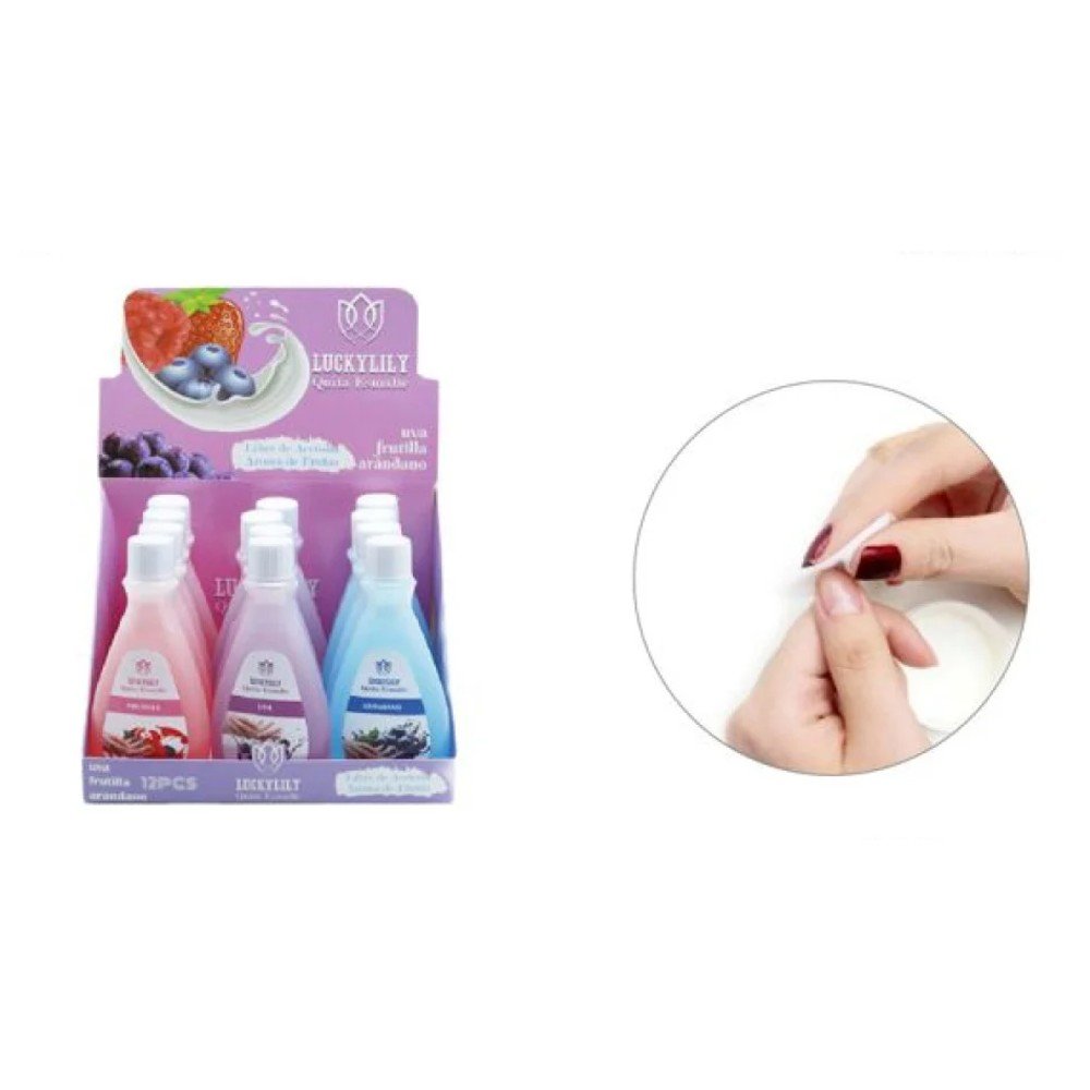 QUITA ESMALTE 12 PZA-120 ML por mayor en Chile