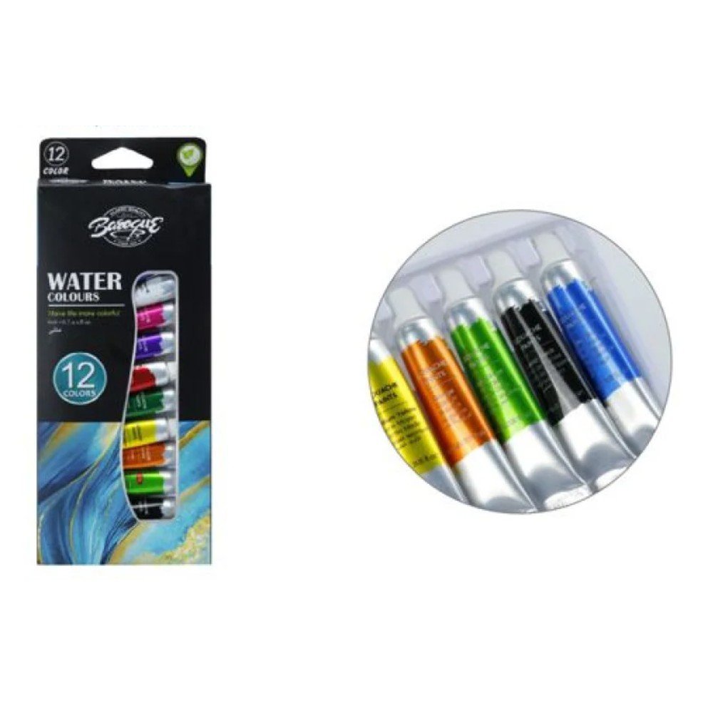 SET DE ACUARELAS 12 PZA-6 ML por mayor en Chile