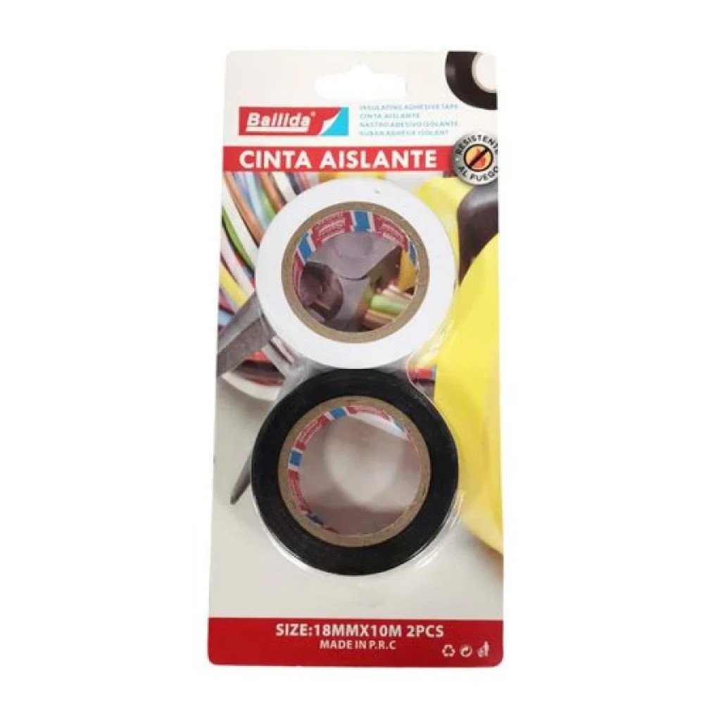 CINTA AISLANTES 2 PZA-1,8 CM X 10 METROS por mayor en Chile