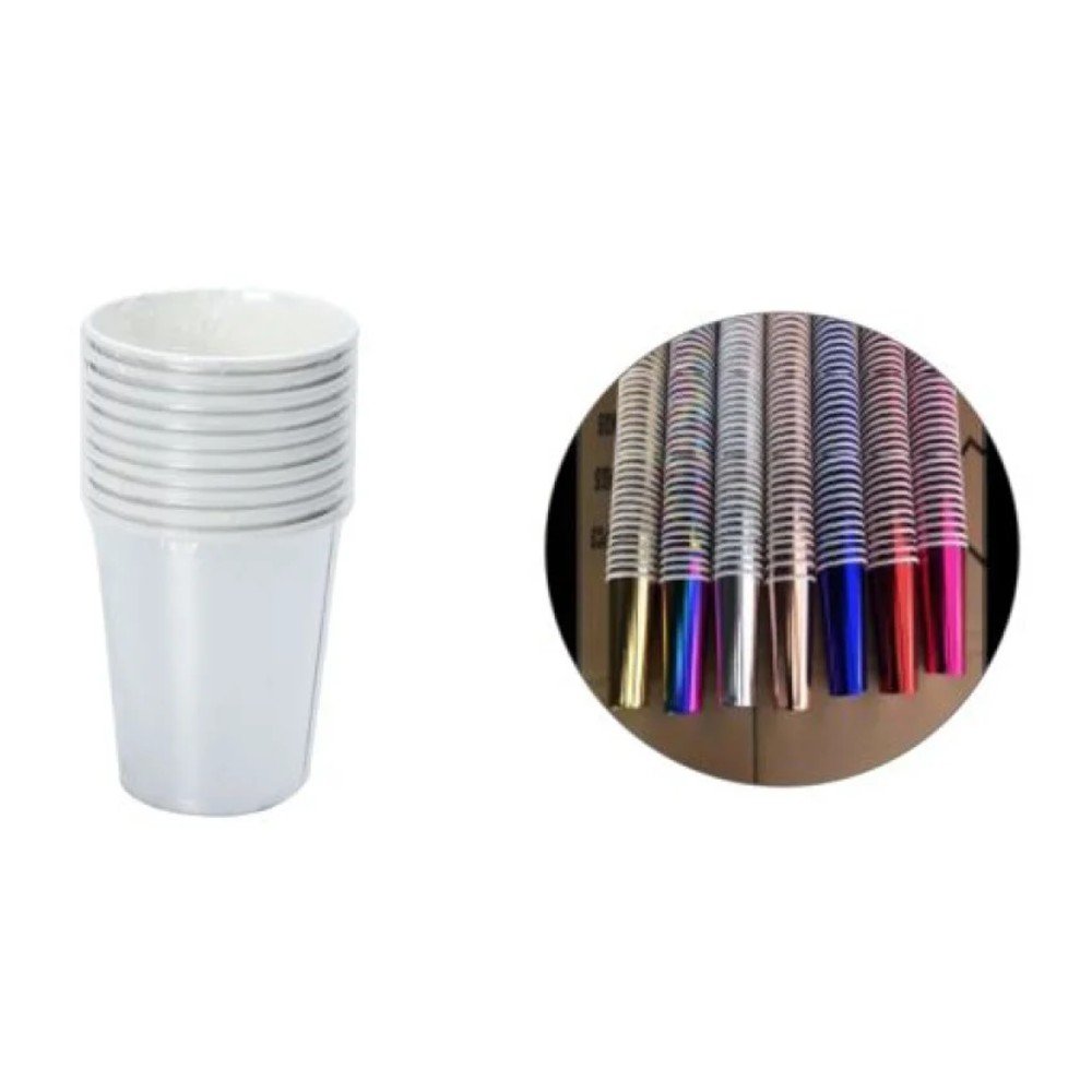 VASOS DESECHABLE-PAPEL LASER 10 PZA-7 X 8 CM por mayor en Chile