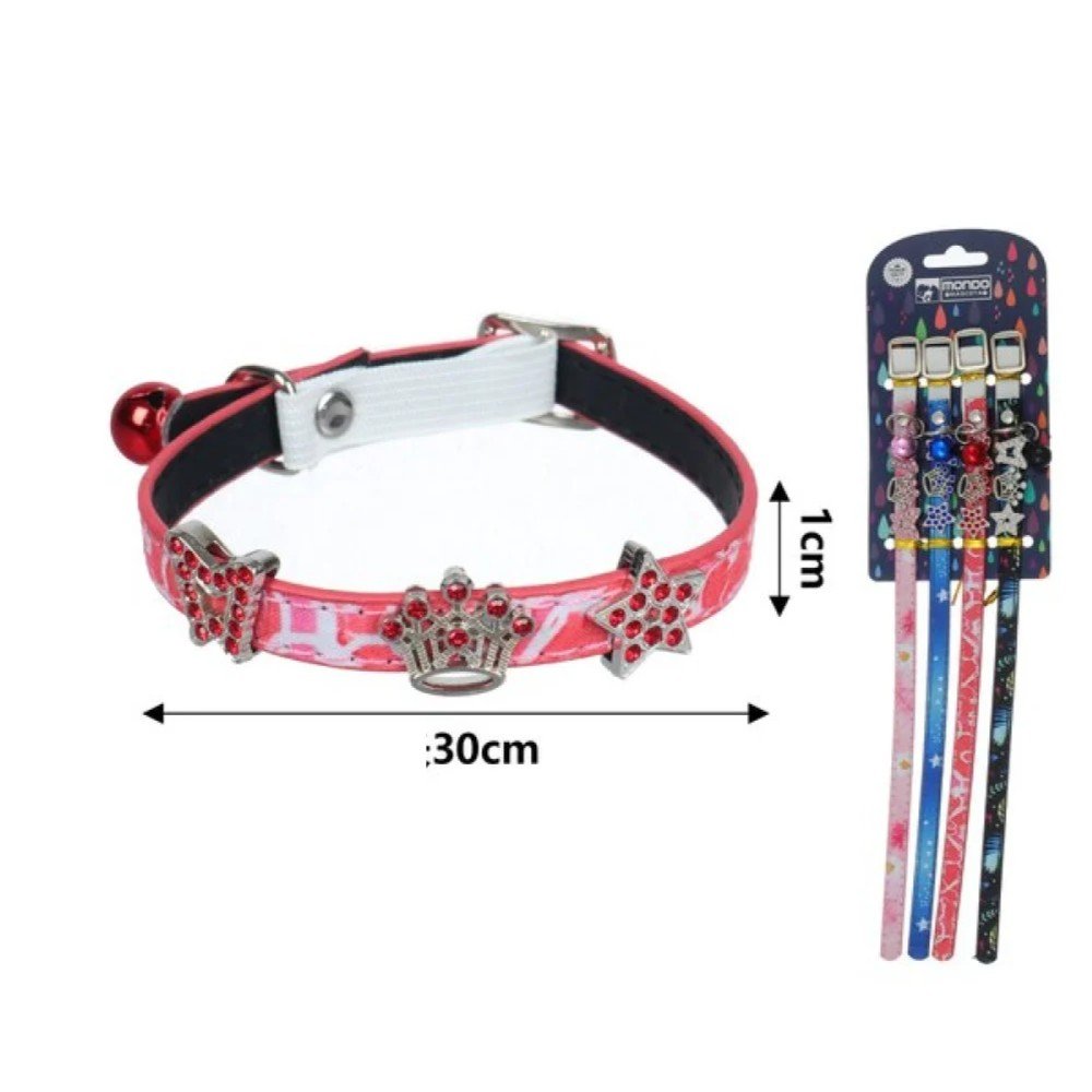 SET DE COLLAR PARA GATO 4 PZA- 1 X 30 CM por mayor en Chile