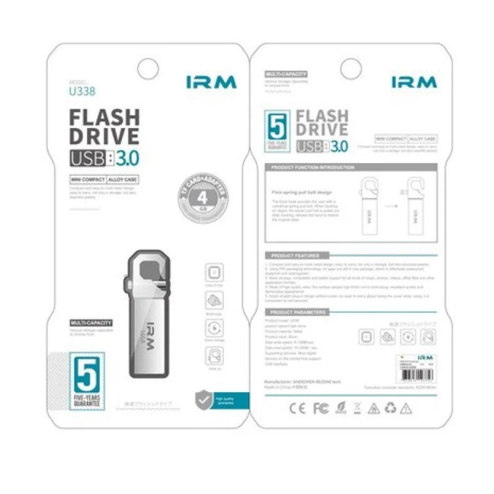 PENDRIVE METALICO USB 3,0 1 PZA por mayor en Chile