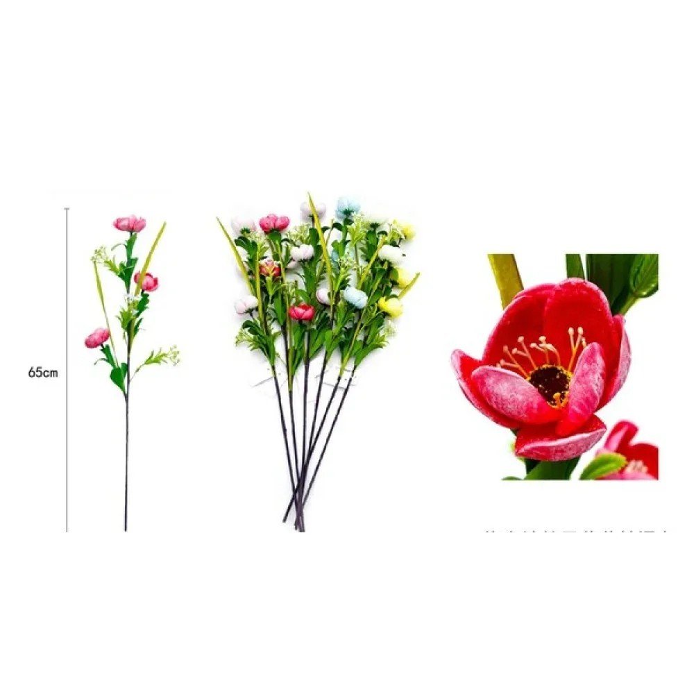 FLORES ARTIFICIALES 65 CM por mayor en Chile