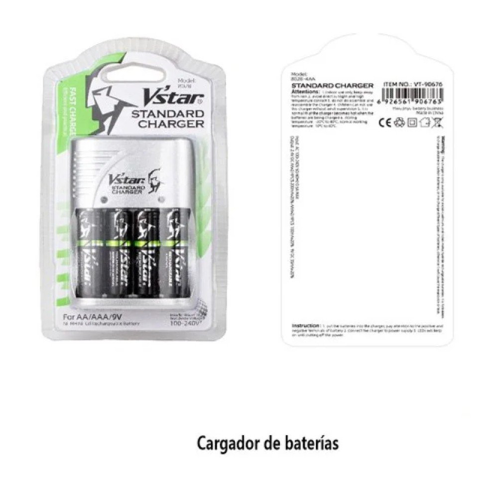 CARGADOR DE BATERIAS 1 PZA por mayor en Chile