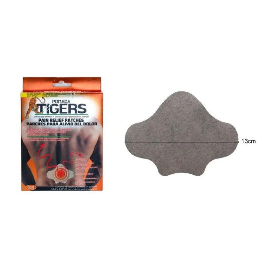 PARCHE PARA DOLOR LUMBAR 10 PZA-13 CM por mayor en Chile