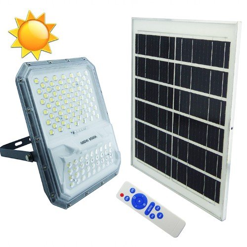 Proyector Solar LED De 600 Watt De 108 LED A 6500 K Con Panel Solar Y Control Remoto. por mayor Electrónica por mayor