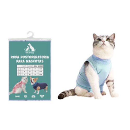 R0PA POSTOPERATORIA AZUL por mayor - Mascotas por mayor