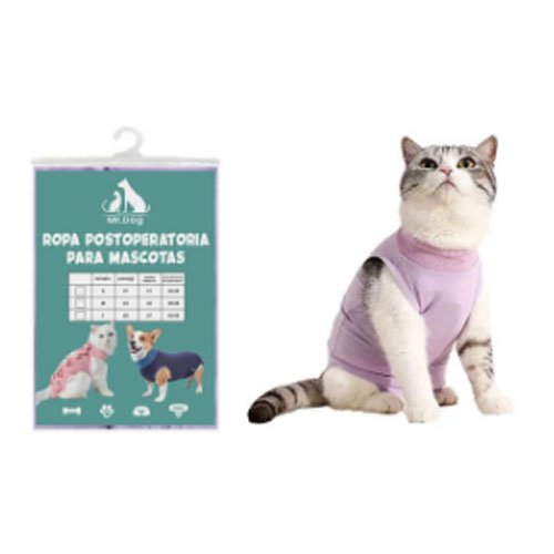 R0PA POSTOPERATORIA MORADA por mayor - Mascotas por mayor